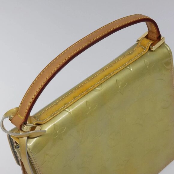 LOUIS VUITTON Monogram Vernis Spring Street Hand Bag Gris M91029 LV Auth 116696 - Picture 7 of 16